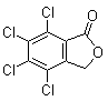 四氯苯酞分子结构 (CAS 27355-22-2)