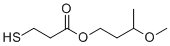 structure of CAS# 27431-40-9, 3-Methoxybutyl 3-Mercaptopropionate;3-Methoxybutyl 3-sulfanylpropanoate