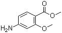 structure of CAS# 27492-84-8, Methyl 4-amino-2-methoxybenzoate