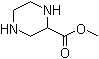structure of CAS# 2758-98-7, Methyl piperazine-2-carboxylate;2-Methoxycarbonylpiperazine
