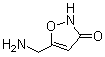 structure of CAS# 2763-96-4, 5-Aminomethylisoxazol-3-one;Agarin; Agarine; Muscimol; NSC 333569; Pantherine; 3-Hydroxy-5-aminomethylisoxazole; 5-(Aminomethyl)-3-isoxazolol