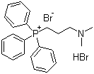 结构式 CAS# 27710-82-3, [3-(二甲基氨基)丙基]三苯基磷溴化物氢溴酸盐