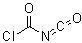 structure of CAS# 27738-96-1, Chloroformyl isocyanate;Isocyanic acid, anhydride with chloroformic acid (8CI); Carbonic chloride isocyanate; Chlorocarbonyl isocyanate