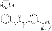 structure of CAS# 27885-92-3, Imidocarb;1,3-Bis[3-(4,5-dihydro-1H-imidazol-2-yl)-phenyl]urea