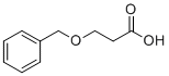 structure of CAS# 27912-85-2, 3-(Benzyloxy)propanoic acid