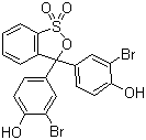 structure of CAS# 2800-80-8, Bromophenol Red;5',5''-Dibromophenolsulfonphthalein