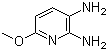 structure of CAS# 28020-38-4, 2,3-Diamino-6-methoxypyridine