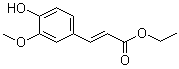 trans-Ferulic acid ethyl ester molecular structure (CAS 28028-62-8)