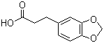 结构式 CAS# 2815-95-4, 1,3-苯并二恶茂-5-丙酸