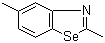 structure of CAS# 2818-89-5, 2,5-Dimethylbenzoselenazole