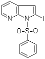 structure of CAS# 282734-63-8, 1-Benzenesulfonyl-2-iodo-7-azaindole