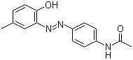 structure of CAS# 2832-40-8, Disperse Yellow 3;C.I. 11855; N-[4-[(2-Hydroxy-5-methylphenyl)azo]phenyl]acetamide