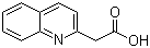 2-喹啉乙酸分子结构 (CAS 284477-00-5)