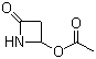 结构式 CAS# 28562-53-0, 4-乙酰氧基-2-氮杂环丁酮