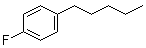 structure of CAS# 28593-14-8, 1-Fluoro-4-pentylbenzene;p-Fluoropentylbenzene