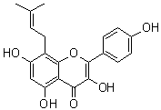 结构式 CAS# 28610-31-3, 去甲脱水淫羊藿黄素