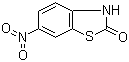structure of CAS# 28620-12-4, 6-Nitro-2-benzothiazolinone;6-Nitro-2,3-dihydro-1,3-benzothiazol-2-one