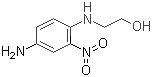 结构式 CAS# 2871-01-4, 4-氨基-2-硝基-N-羟乙基苯胺; 4-氨基-2-硝基-N-(2-羟乙基)苯胺