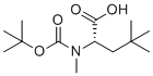 结构式 CAS# 287210-82-6, N-叔丁氧羰基-N-甲基-3-叔-丁基-L-丙氨酸