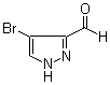 structure of CAS# 287917-97-9, 4-Bromo-1H-pyrazole-3-carboxaldehyde;4-Bromo-1H-pyrazole-5-carbaldehyde; 4-Bromo-2H-pyrazole-3-carboxaldehyde