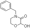 结构式 CAS# 287930-73-8, 4-苄基-2-羟基吗啉-3-酮