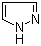 structure of CAS# 288-13-1, Pyrazole;1,2-Diazole; 1H-Pyrazole