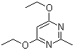 2-甲基-4,6-二乙氧基嘧啶分子结构 (CAS 28824-75-1)