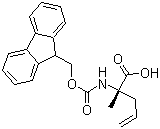 结构式 CAS# 288617-76-5, N-芴甲氧羰基-alpha-烯丙基-D-丙氨酸