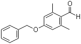 结构式 CAS# 28924-92-7, 4-苄氧基-2,6-二甲基苯甲醛
