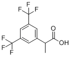 结构式 CAS# 289686-73-3, 2-[3,5-双(三氟甲基)苯基]丙酸