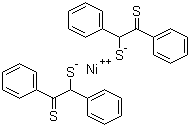 双(二硫代二苯乙二酮)合镍分子结构 (CAS 28984-20-5)