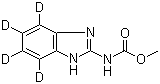 structure of CAS# 291765-95-2, Carbendazim-d<sub>4</sub>;Methyl N-(4,5,6,7-d<sub>4</sub>-1H-1,3-benzimidazol-2-yl)carbamate
