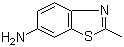 2-Methylbenzothiazol-6-amine molecular structure (CAS 2941-62-0)