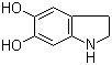 5,6-吲哚啉二醇分子结构 (CAS 29539-03-5)