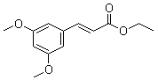 结构式 CAS# 29584-64-3, 反式-3,5-二甲氧基肉桂酸乙酯