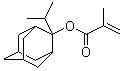 结构式 CAS# 297156-50-4, 2-异丙基-2-金刚烷基甲基丙烯酸酯