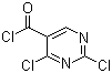 结构式 CAS# 2972-52-3, 2,4-二氯-5-嘧啶甲酰氯