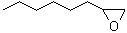 structure of CAS# 2984-50-1, 1,2-Epoxyoctane;1-Octene oxide; 2-Hexyloxirane; Hexyloxirane; NSC 24246; Octane 1,2-oxide; Octene-1,2-oxide; n-Hexyloxirane; n-Octene-1,2-oxide; alpha-Epoxyoctane