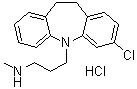 结构式 CAS# 29854-14-6, 去甲氯米帕明盐酸盐