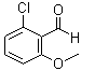 structure of CAS# 29866-54-4, 6-Chloro-2-methoxybenzaldehyde;2-Chloro-6-methoxybenzaldehyde