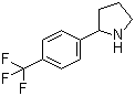 结构式 CAS# 298690-84-3, 2-(4-三氟甲基苯基)吡咯烷