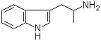 structure of CAS# 299-26-3, 1-(1H-Indol-3-yl)propan-2-amine;2-(1H-Indol-3-yl)-1-methyl-ethylamine; alpha-Methyltryptamine; DL-alfa-Methyltryptamine