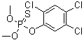 structure of CAS# 299-84-3, Fenchlorphos;O,O-Dimethyl O-(2,4,5-trichlorophenyl) thiophosphate; OMS 123; Phenchlorfos; Remelt; Ronnel; Rovan; Trichlormetaphos; Trichlorometaphos; Trolen; Trolene; Viozene