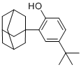 structure of CAS# 29912-44-5, 2-Adamantyl-4-tert-butylphenol;2-(1-adamantyl)-4-tert-butylphenol