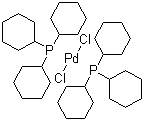 structure of CAS# 29934-17-6, Dichlorobis(tricyclohexylphosphine)palladium(II);PdCl2[P(cy)3]2