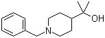 结构式 CAS# 299428-04-9, N-苄基-4-哌啶基异丙醇; 2-(1-苄基哌啶-4-基)丙-2-醇