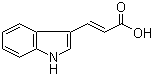 (E)-3-吲哚丙烯酸分子结构 (CAS 29953-71-7)