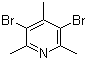 结构式 CAS# 29976-56-5, 3,5-二溴-2,4,6-三甲基吡啶
