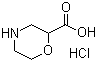 结构式 CAS# 300582-83-6, 2-吗啉甲酸盐酸盐