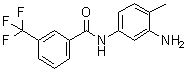 结构式 CAS# 30069-31-9, N-(3-氨基-4-甲基苯基)-3-(三氟甲基)苯甲酰胺